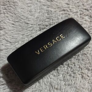 Versace Black Case with Gold Logo
